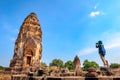 Archaeological site in Thailand Royalty Free Stock Photo