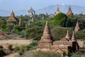 The Archaeological Zone - Bagan - Myanmar Royalty Free Stock Photo