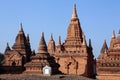 The Archaeological Zone - Bagan - Myanmar Royalty Free Stock Photo