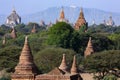 The Archaeological Zone - Bagan - Myanmar Royalty Free Stock Photo
