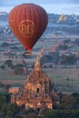 The Archaeological Zone - Bagan - Myanmar Royalty Free Stock Photo