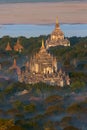 The Archaeological Zone - Bagan - Myanmar Royalty Free Stock Photo