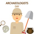 Archaeologists Day ancient excavations