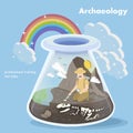 Archaeology concept