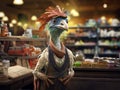 Archaeopteryx Grocery Shop Clerk