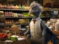 Archaeopteryx Grocery Shop Clerk