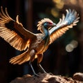 Archaeopteryx prehistoric animal dinosaur wildlife photography