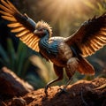 Archaeopteryx prehistoric animal dinosaur wildlife photography