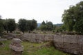 Archaia Ancient Olympia ruins of a bath Royalty Free Stock Photo