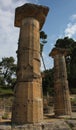 Archaia ancient Olympia temple of Hera Royalty Free Stock Photo