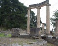 Archaia ancient Olympia Tholos of Philip Royalty Free Stock Photo