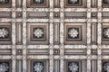 Archaic Marble Flower Ceiling Royalty Free Stock Photo