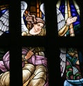 Archangel Gabriel - Stained Glass Royalty Free Stock Photo