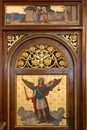 Archangel Michael, detail of Iconostasis in Greek Catholic Co-cathedral of Saints Cyril and Methodius in Zagreb