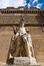 Archangel Michael statue, Castel Sant' Royalty Free Stock Photo