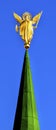 Archangel Michael Statue Saint Sophia Cathedral Spire Kiev Ukraine