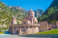 Archangel Monastery Complex located in the Dariali Gorge Royalty Free Stock Photo