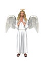 The Archangel Uriel, 3D Illustration Royalty Free Stock Photo