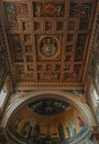 Archbasilica of Saint John Lateran. Taken in Rome/Italy, 11.02.2017 Royalty Free Stock Photo