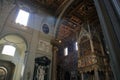 Archbasilica of St. John Lateran - San Giovanni in Laterano - interior, Rome, Italy Royalty Free Stock Photo