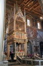 Archbasilica of St. John Lateran - San Giovanni in Laterano - interior, Rome, Italy Royalty Free Stock Photo