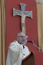 Archbishop Jorge Bergoglio before being Pope Francis