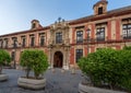 Archbishop Palace at Plaza Virgen de Los Reyes Square - Seville, Andalusia, Spain Royalty Free Stock Photo