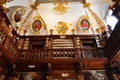 Detail in the library of Patriarch Delfino, Udine, Italy Royalty Free Stock Photo