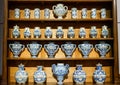 Archbishops Palace old porcelaine dishes Royalty Free Stock Photo