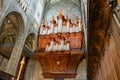 Archbishops Palace organ at Narbonne Royalty Free Stock Photo