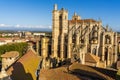 Archbishops Palace view at Narbonne in France Royalty Free Stock Photo