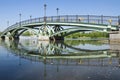 Arched Bridge in Tsaritsyno Park, Moscow, Russia