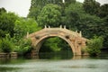 Arched Bridge Wuzhen water theather Royalty Free Stock Photo