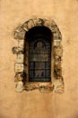 Arched church window Royalty Free Stock Photo