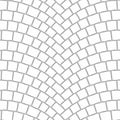 Arched cobblestone pavement texture 000 - ambient map