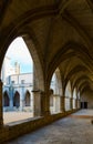 Courtyard of Cathedral of Saint Nazaire, Beziers Royalty Free Stock Photo