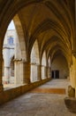 Courtyard of Cathedral of Saint Nazaire, Beziers Royalty Free Stock Photo