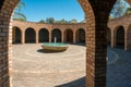 Arched courtyard of the Hamilton Gardens