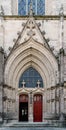 Arched door of the Cathedral of Vannes