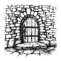 Arched door Royalty Free Stock Photo