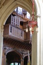 Arched doorway in the Bath Abbey