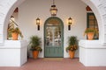 arched doorways on spanish revival architecture