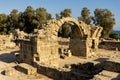 An arched entryway in Saranta Kolones, Paphos