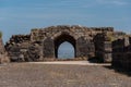 Arched features of Belvoir Fortress, Kohav HaYarden National Park in Israel.