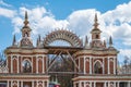 Arched gallery of the State historical and architectural Museum-reserve Tsaritsyno