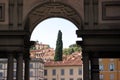 Arched Gateway in Florence, Italy