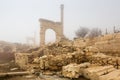 Arched honorific emperor gates at ruins of Sagalassos, Turkey Royalty Free Stock Photo