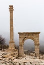 Arched honorific emperor gates at ruins of Sagalassos, Turkey Royalty Free Stock Photo