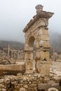 Arched honorific emperor gates at ruins of Sagalassos, Turkey Royalty Free Stock Photo