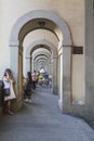 Arched Passage under the Vasari Corridor, Florence